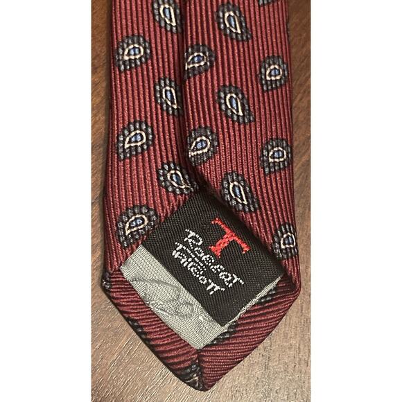 Robert Talbott For Ed Mitchell Westport Hand Made Men’s Neck Tie Made In Usa - Picture 7 of 9